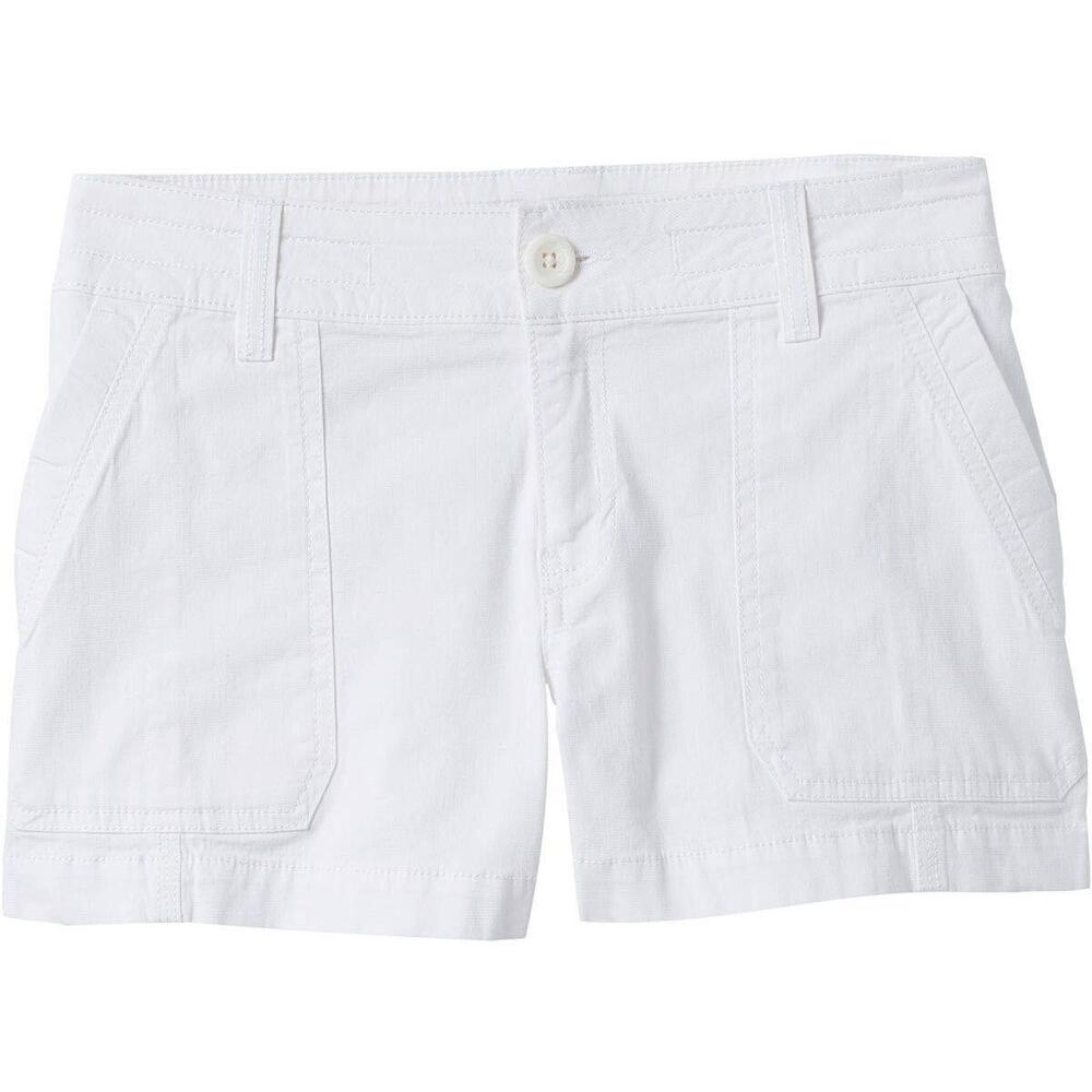 Prana 5"" Elle Shorts White 2 5